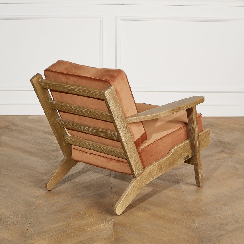 Fauteuil Alesia Bleu Orage