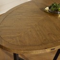 Table Industrielle ovale Jackson robin des bois