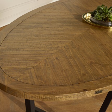 Table Industrielle ovale  Jackson robin des bois