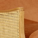 Fauteuil vintage canné caramel, CUBA