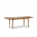 table à manger scandinave extensible en chêne