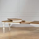 rallonge table extensible blanche robin des bois
