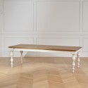 Table extensible pied boule robin des bois
