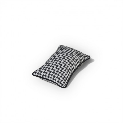 Coussin Rectangulaire Blanc et Noir