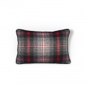 COURCHEVEL - Rectangular chalet-style wool cushion, 42 x 28 cm