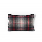 COURCHEVEL - Rectangular chalet-style wool cushion, 42 x 28 cm