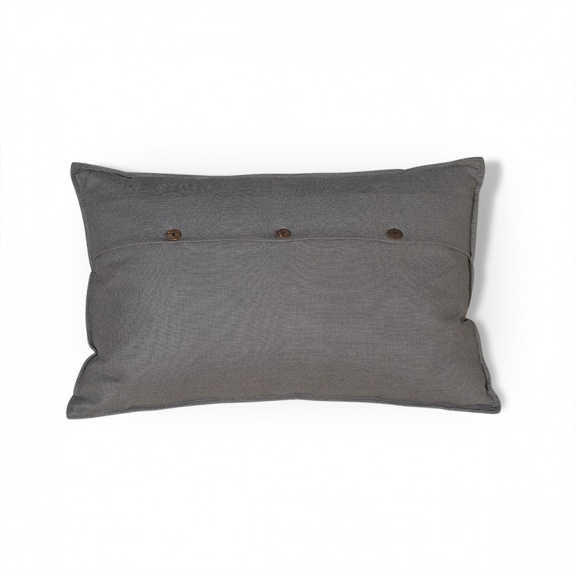 Coussin en lin rectangulaire, LILAS