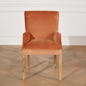 Fauteuil de table ALIX, velours