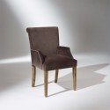 Fauteuil de table ALIX, velours