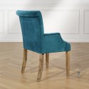 Fauteuil de table ALIX, velours