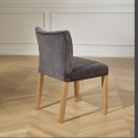 Chaises velours MELANIA, le lot de 2