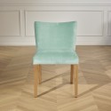 Chaises velours MELANIA, le lot de 2
