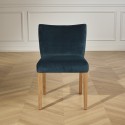 Chaises velours MELANIA, le lot de 2