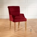 Fauteuil de table ALIX, velours