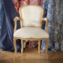 Fauteuil cabriolet style louis XV