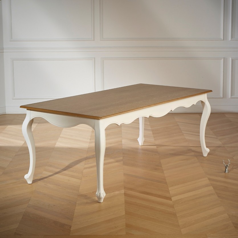 Table repas en chêne, 10 couverts, LOURDES