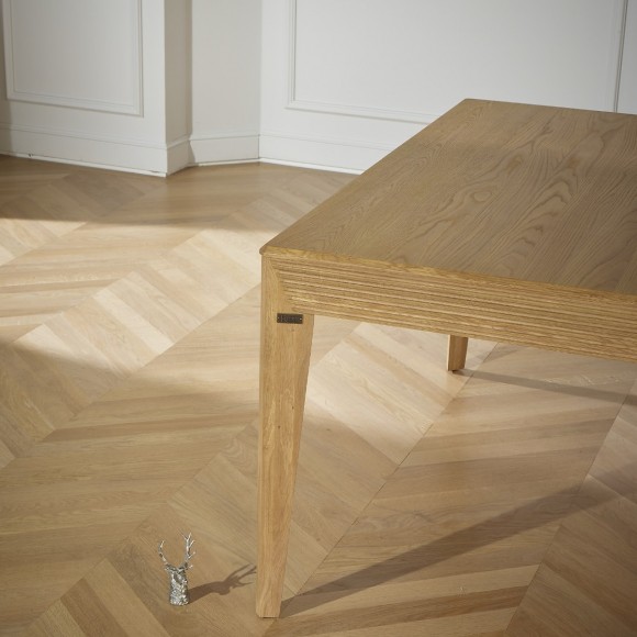 pied de table en chêne moderne robin des bois