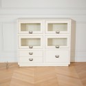 Meuble de rangement vitré avec tiroirs, CARGO