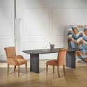 Fauteuil de table ALIX, velours