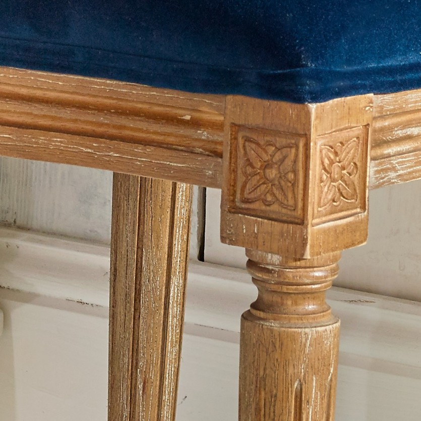 Chaise Medaillon en cannage