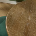 table ronde extensible noire robin des bois