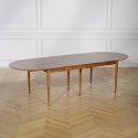 Table extensible scandinave en bois NATHALIE