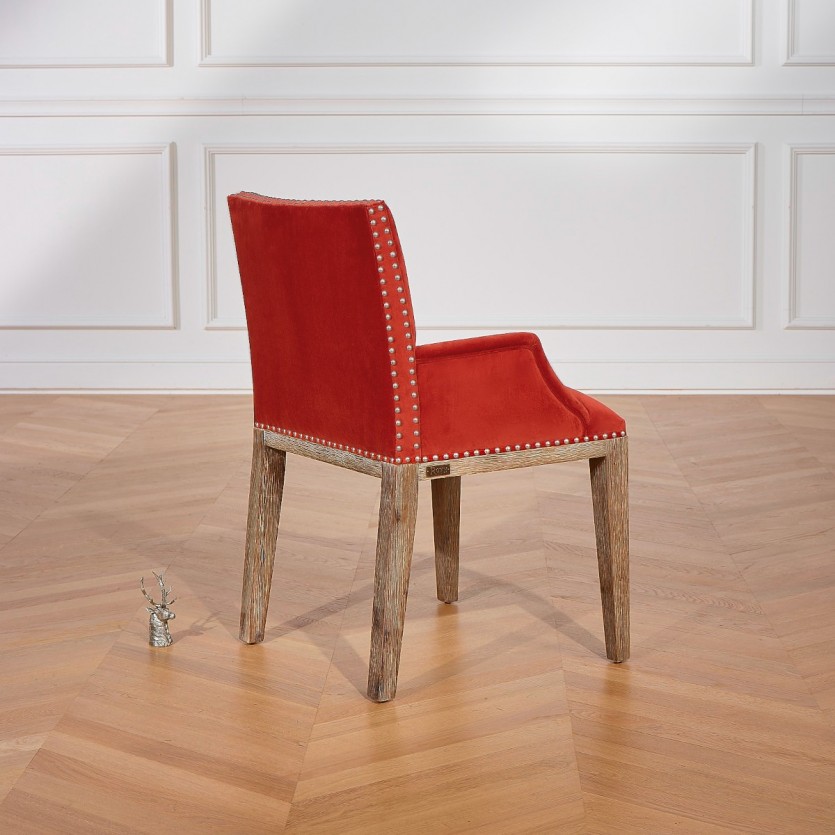 Fauteuil de table Kenza Velours