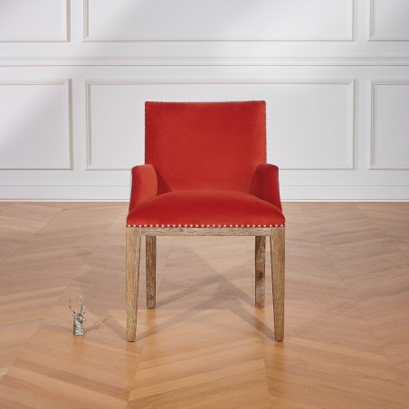 Fauteuil de table Kenza Velours