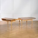 Table extensible scandinave en bois NATHALIE