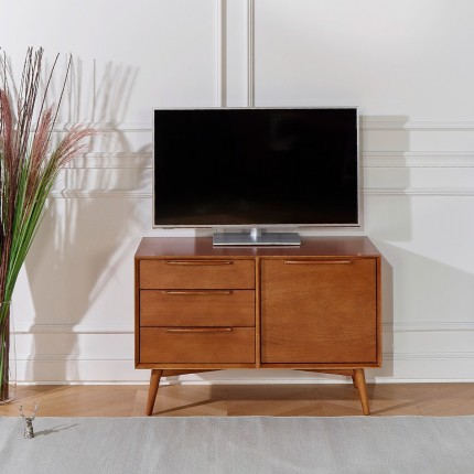 Buffet scandinave DALHIA 3 tiroirs et 1 porte en bois