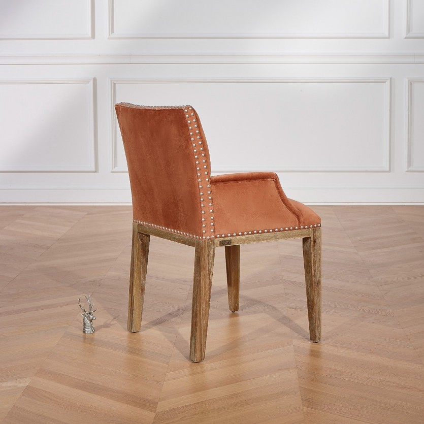Fauteuil de table Kenza Velours