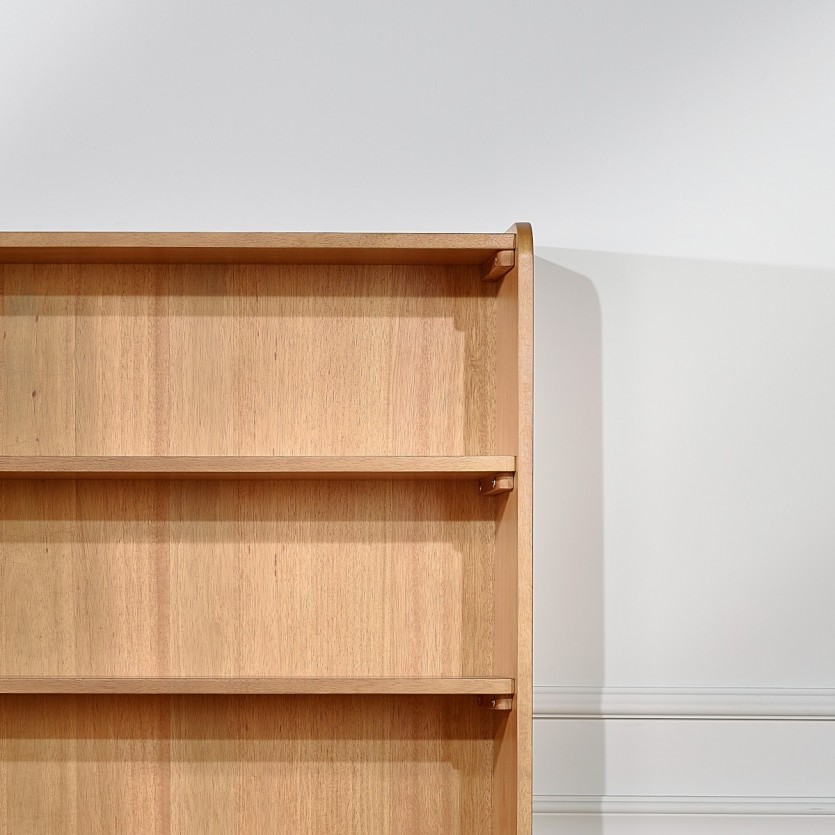 DALHIA - Bibliothèque en bois 3 tiroirs, 1 porte et 3 étagères