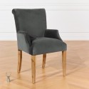 Fauteuil de table ALIX, velours