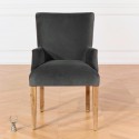 Fauteuil de table ALIX, velours
