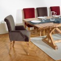 Fauteuil de table ALIX, velours