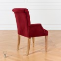 Fauteuil de table ALIX, velours