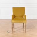 Fauteuil de table ALIX, velours