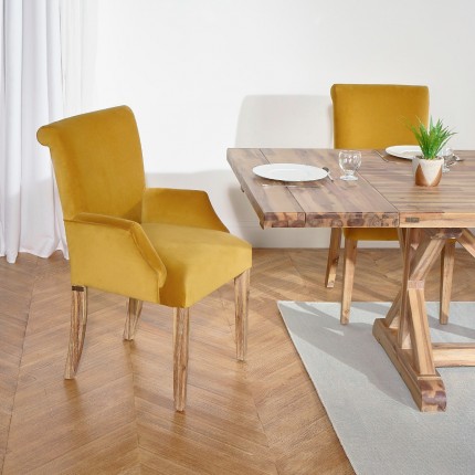 Fauteuil de table ALIX, velours