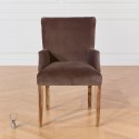 Fauteuil de table ALIX, velours