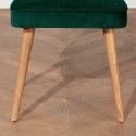 Chaises Apolline en chêne et velours
