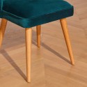 Chaises Apolline en chêne et velours