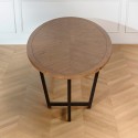 Table Industrielle ovale Jackson robin des bois