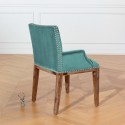 Fauteuil de table Kenza Velours