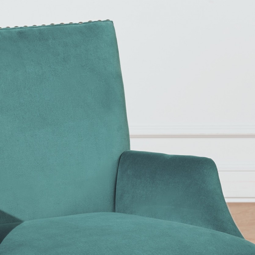 Fauteuil de table Kenza Velours