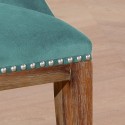 Fauteuil de table Kenza Velours