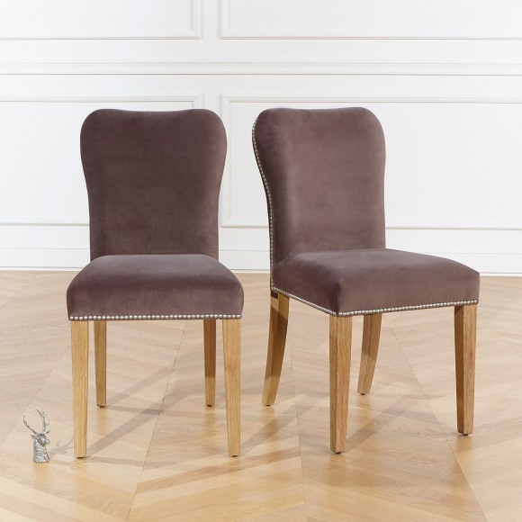 CHAISE APOLINAIRE ROSE PIVOINE