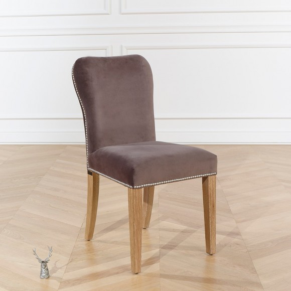 CHAISE APOLINAIRE ROSE PIVOINE