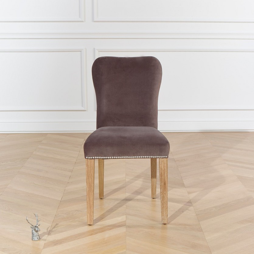 CHAISE APOLINAIRE ROSE PIVOINE