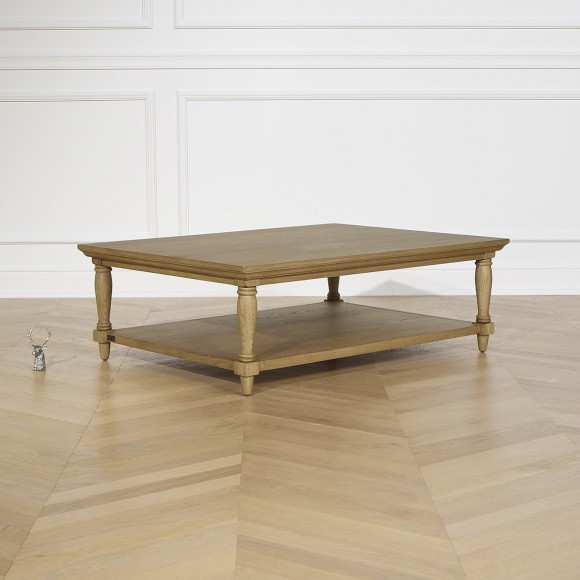 Grande table basse en chene EDINBURGH
