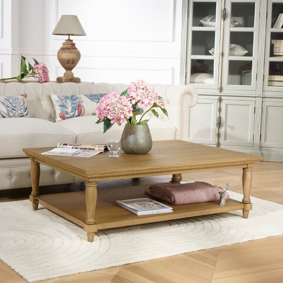 Grande table basse en chene EDINBURGH